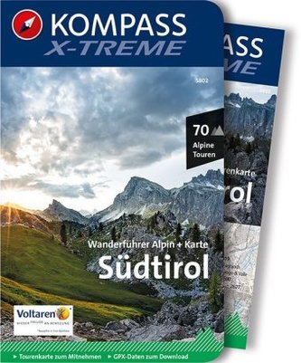 KOMPASS X-treme Wanderführer Südtirol, m. 1 Karte