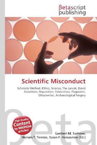 Scientific Misconduct