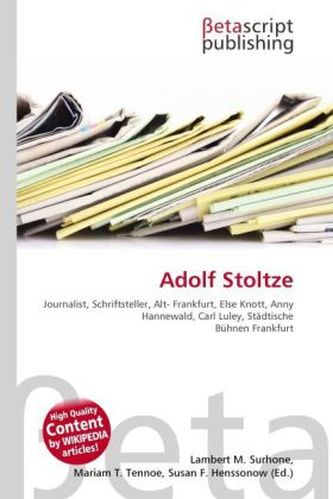 Adolf Stoltze