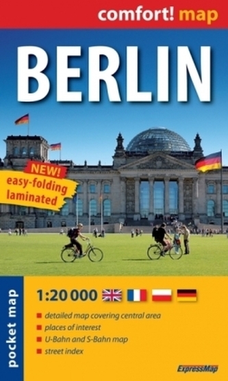 Comfort! map, pocket map Berlin