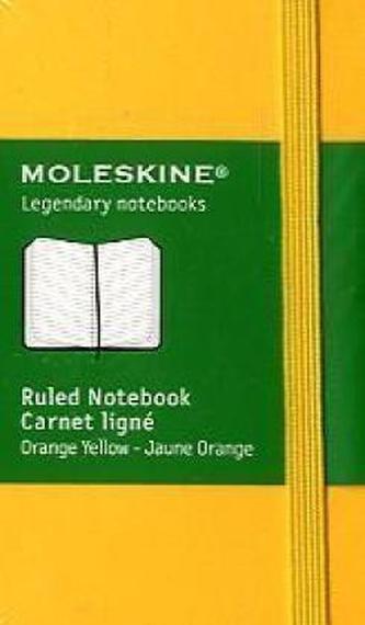 Moleskine classic, XSmall, Ruled Notebook, golden yellow