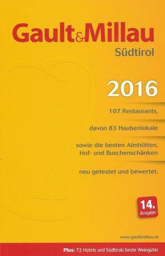 Gault&Millau Südtirol 2016