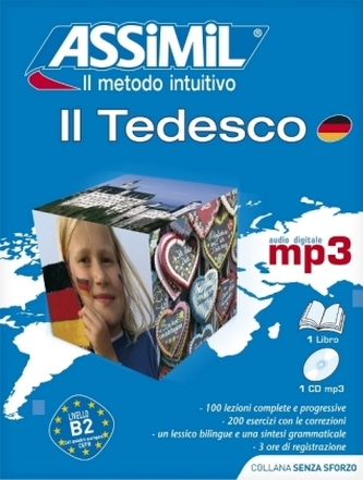 Assimil Il Tedesco, Lehrbuch und 1 MP3-CD