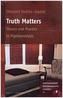 Truth Matters: Theory and Practice in Psychoanalysis