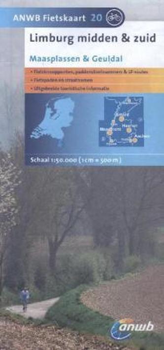 ANWB Fietskaart Limburg midden & zuid
