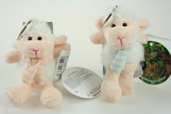 Plyš Ovečka klíčenka 13 cm