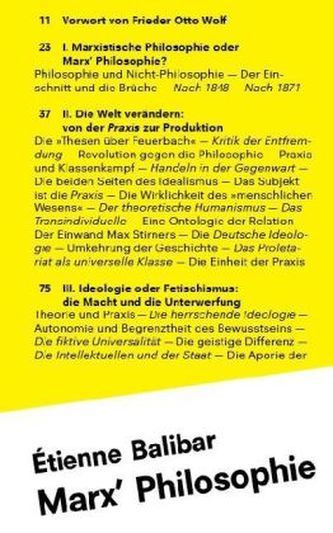 Marx Philosophie