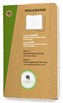 Moleskine Evernote Notizbuch, Pocket, A6, liniert, soft cover, Kraft/Natur, 2er-Set