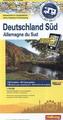 Promobil Reisemobil- & Campingkarte Deutschland Süd. Promobil Carte Camping & Caravaning Allemage du Sud. Promobil Camping- & Ca