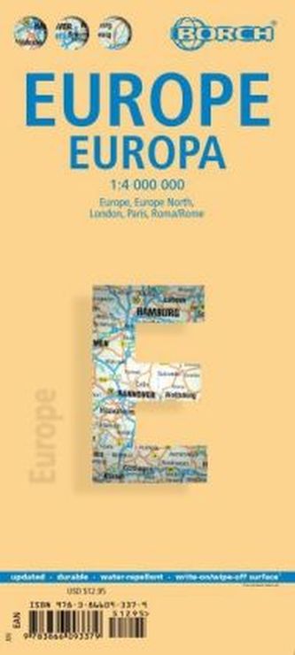 Borch Map Europe. Europa