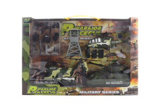 Vojenská sada s vrtulníky a tankem