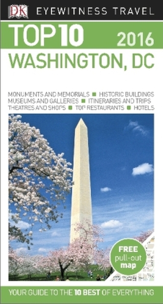 DK Eyewitness Top 10 Travel Guide Washington, DC
