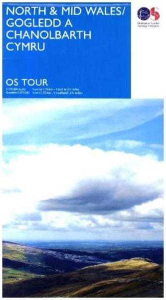 Touring Map North & Mid Wales / Gogledd a Chanolbarth Cymru