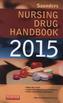 Saunders Nursing Drug Handbook 2015