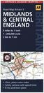AA Road Map Britain Midlands/Central England