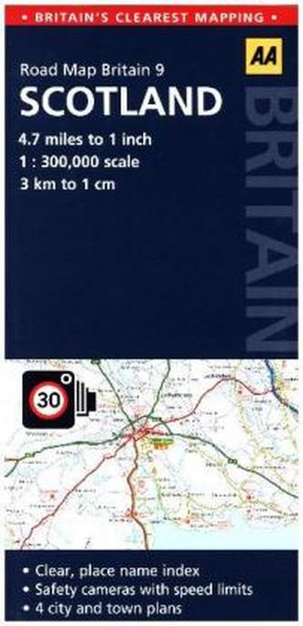 AA Road Map Britain Scotland