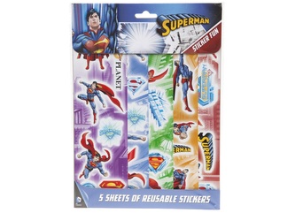 Samolepky Superman 5 listů/archů