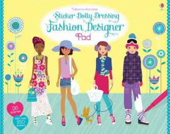 Sticker Dolly Dressing Fashion Drawing Pad