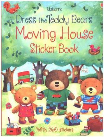 Usborne Dress the Teddy Bears Moving House Sticker Book