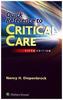 Quick Reference to Critical Care