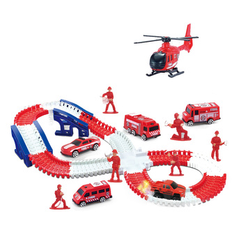 Dráha magická hasiči 143 ks s příslušenstvím