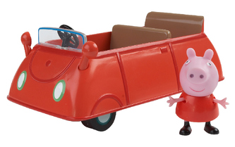 PEPPA PIG - rodinné auto + figurka