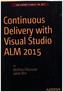 Continuous Delivery with Visual Studio ALM 2015