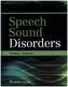 Speech Sound Disorders