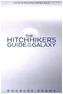 The Hitchhiker's Guide to the Galaxy