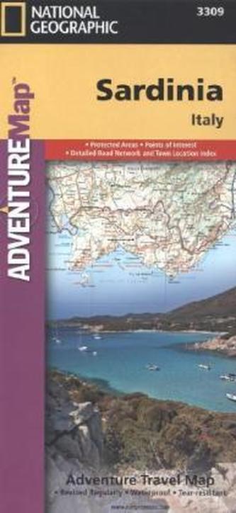 National Geographic Adventure Map Sardinia