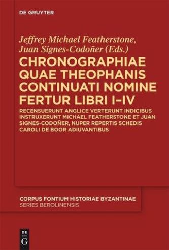 Chronographiae quae Theophanis Continuati nomine fertur Libri I-IV