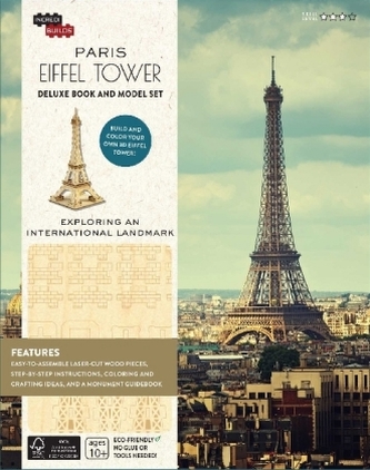 IncrediBuilds: Paris: Eiffel Tower, Deluxe Book and Model Set