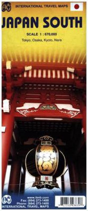 International Travel Map ITM Japan South
