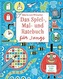 Das Spiel-, Mal- und Ratebuch für Jungs