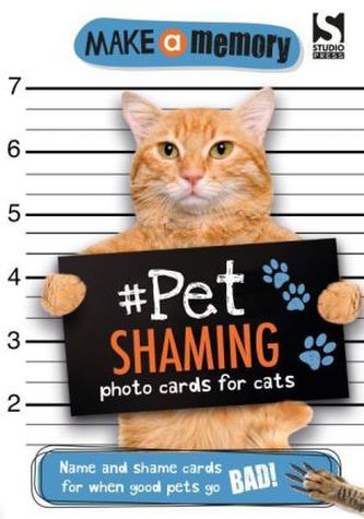 Make a Memory Pet Shaming, photo cards for cats