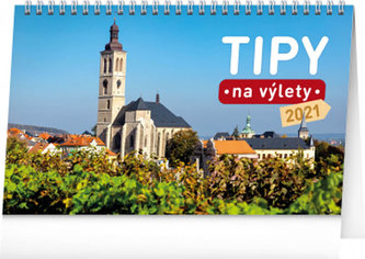 Stolní kalendář Tipy na výlety 2021