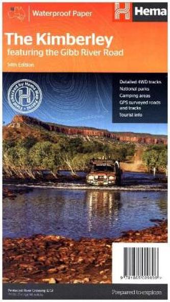 Hema Maps The Kimberley featuring the Gibb River Road