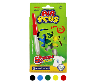 Foukací fixy CENTROPEN 1539/5 sada na textil