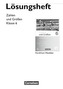 6. Schuljahr, Lösungen zum Schülerbuch