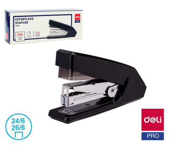 Sešívačka \"BEZ NÁMAHY\" DELI E0468 černá