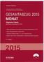 Gesamtabzug 2015 Monat - Sonderausgabe Dezember, m. CD-ROM
