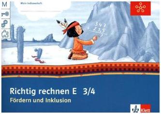 Fördern und Inklusion E - Richtig rechnen, Klasse 3/4