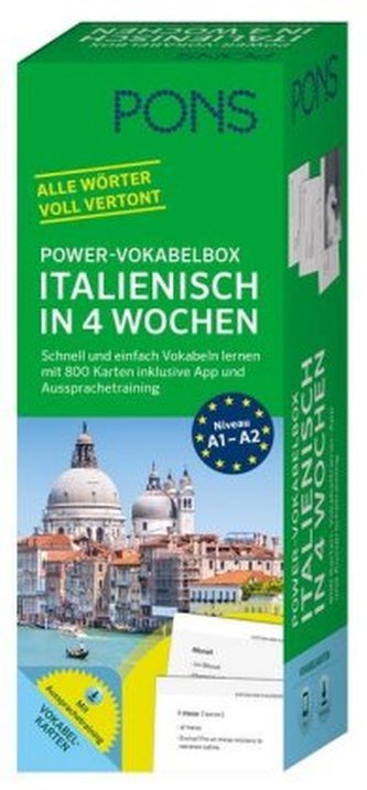 PONS Power-Vokabelbox Italienisch in 4 Wochen