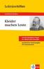 Lektürehilfen Gottfried Keller 'Kleider machen Leute'