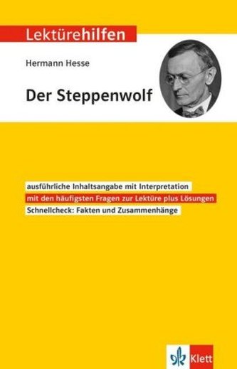 Lektürehilfen Hermann Hesse 'Der Steppenwolf'