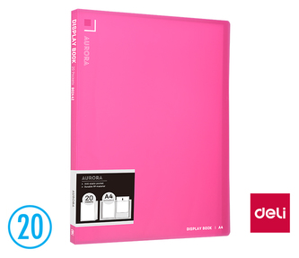 Katalogová kniha 20l AURORA DELI EB02442 růžová