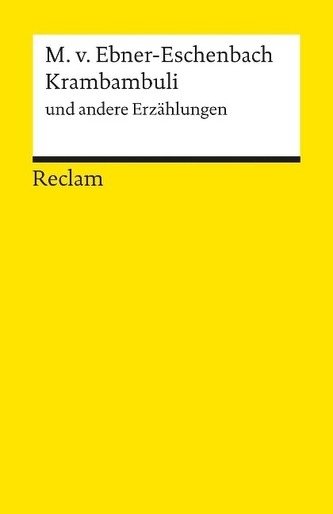 Krambambuli und andere Erzählungen