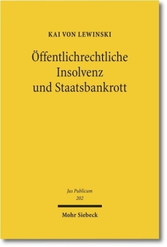 Öffentlichrechtliche Insolvenz und Staatsbankrott