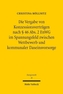 Die Vergabe von Konzessionsverträgen nach Paragraph 46 Abs. 2 EnWG im Spannungsfeld zwischen Wettbewerb und kommunaler Daseinsvo