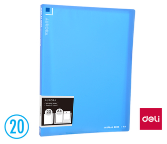 Katalogová kniha 20l AURORA DELI EB02432 modrá